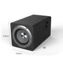 Subwoofer ibass ativo altifalante de graves 100 W sistema de som de graves super 21,8 x 21,8 x 33 cm para cinema em casa computador e TV box 3
