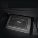 Subwoofer para carro debaixo do banco Subwoofer ativo plano com potência RMS de 150 W Alimentação 12 V Com regulador e cablagem Preto Para automóveis 3