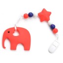 Sucette en silicone en forme d'éléphant J3531 12