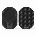 Suction Phone Holder 8.5 x 6 x 1.6 cm Magnetic Stand for Smartphone with 18 Suction Cups and Flip Ring Black for Desk 1