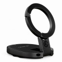 Suction Phone Holder 8.5 x 6 x 1.6 cm Magnetic Stand for Smartphone with 18 Suction Cups and Flip Ring Black for Desk 3