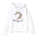Sudadera con capucha para niña con unicornio B
