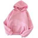Sudadera con capucha y bolsillos para mujer Sudadera de poliéster suave Prenda cómoda de ocio en varios colores 4
