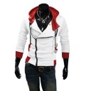 Sudadera con capucha y cremallera para hombre A2515 11