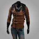 Sudadera con capucha y cremallera para hombre A2515 5