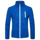 Sudadera con capucha y cremallera para hombre F124 3