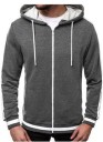 Sudadera con capucha y cremallera para hombre F14 8