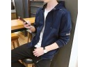 Sudadera con capucha y cremallera para hombre F56 5
