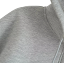 Sudadera con cremallera para mujer con capucha y bolsillos Sudadera de un solo color de poliéster suave Prenda cómoda para el tiempo 11