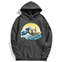 Sudadera de hombre con estampado de barco 10