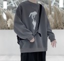 Sudadera de hombre con estampado de mano 2