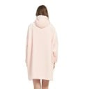 Sudadera de invierno para mujer con capucha Manta de franela extragrande y cálida con mangas largas y bolsillos Parte superior suave 10