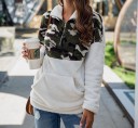 Sudadera de mujer con estampado militar 2