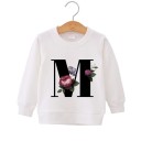 Sudadera de niña con letra 14