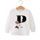 Sudadera de niña con letra 17