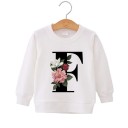 Sudadera de niña con letra 7