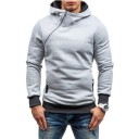 Sudadera elegante para hombre con una cremallera interesante J946 4