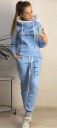 Sudadera y pantalón de chándal para mujer B877 2