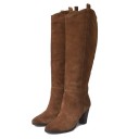 Suede Heeled Boots J2725 5