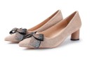 Suède pumps voor dames met strik Rosie J1762 1