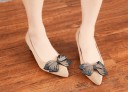 Suède pumps voor dames met strik Rosie J1762 6