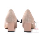 Suède pumps voor dames met strik Rosie J1762 10