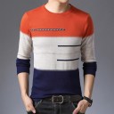 Suéter colorido para hombre F193 4