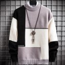 Suéter de cuello alto para hombre F299 4