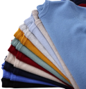 Suéter de hombre con escote en O Suéter elegante de un solo color hecho de mezcla de cachemira y algodón Suéter tejido suave y cómodo Varias colores 7