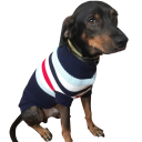 Suéter de malha para cães 12 - 15 kg Lã Aconchegante vestuário de inverno para cães de médio porte Material macio e elástico Suéter quente para cães Corte confortável Design estiloso 1