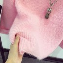 Suéter de punto de invierno para mujer J2453 17