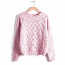 Suéter de punto para mujer J2859 7