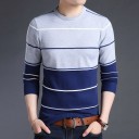 Suéter de rayas para hombre F173 3