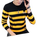 Suéter de rayas para hombre F185 7
