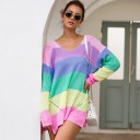 Suéter de rayas para mujer G348 1