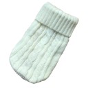Suéter para cães 6 - 9 kg Suéter tricotado para cães de médio porte Roupa de inverno quente Material confortável e elástico Proteção 3