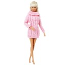 Suéter rosa para muñeca 2