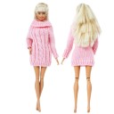 Suéter rosa para muñeca 4