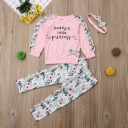Suéter y leggings para niñas L1455 2