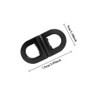 Sujeción magnética para el cabello 7,5 × 3 cm Fuerte sujeción Antideslizante Clip profesional de peluquería para estilizar y separar 6