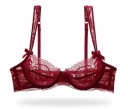 Sujetador Bardot de encaje para mujer 7