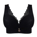 Sujetador de encaje floral para mujer en tallas grandes J2330 5