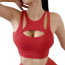 Sujetador deportivo mujer Top deportivo efecto push up Sujetador deportivo transpirable 4