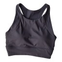 Sujetador deportivo para mujer con escote redondo alto y almohadillas con espalda tipo racerback y banda inferior alargada 9