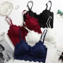 Sujetador tipo bralette con estampado floral para mujer 2