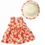 Sukienka i czapka dla lalki A454 5