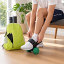 Súlyzó lábra rögzítő adapter 49 x 40 cm lábizmok erősítő tépőzárral és csattal fekete otthoni edzőteremhez súlyzó nélkül 5