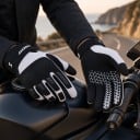 Summer Breathable Touchscreen Motorcycle Gloves with Knuckle Protection, Fall and Wear Resistant for Motorbike and Motocross Unisex 9