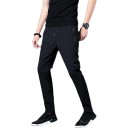 Summer Men's Quick-Drying Trousers Sports Slim Fit Trousers for Running Hiking Training Breathable Thin Trousers for Warm Weather 1