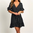 Summer Mini Dress with Dots 1